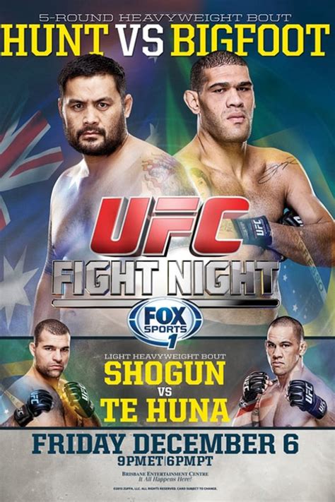 ufc fight night time nz fight card